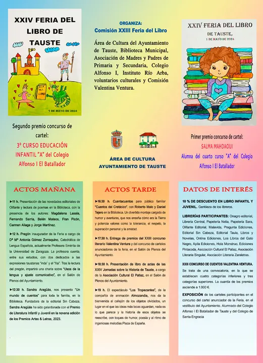 XXIV Feria del libro 2024 en Tauste