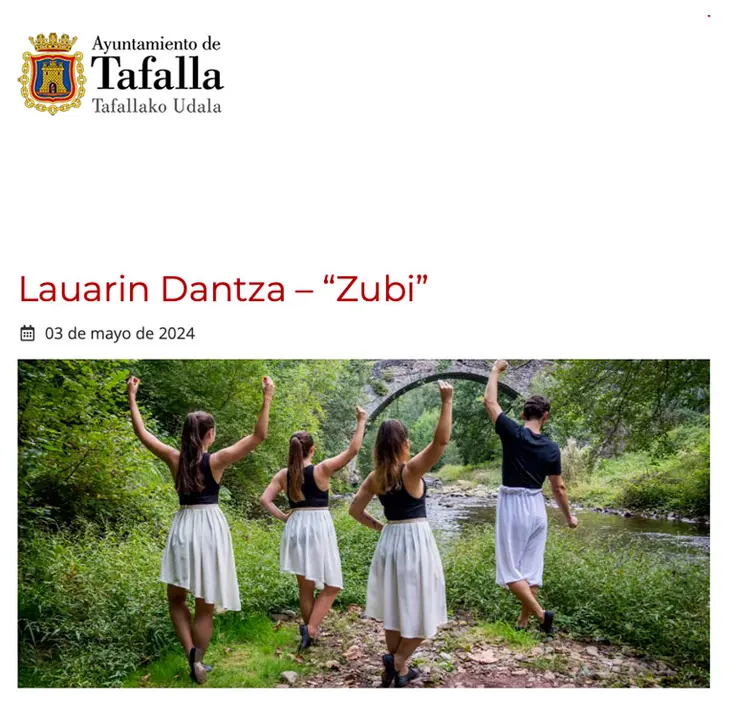 Danza en Tafalla &lsquo;Zubi&rsquo;