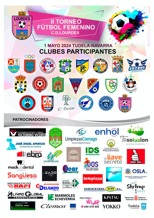 II Torneo de fútbol femenino CD Lourdes 2024 en Tudela