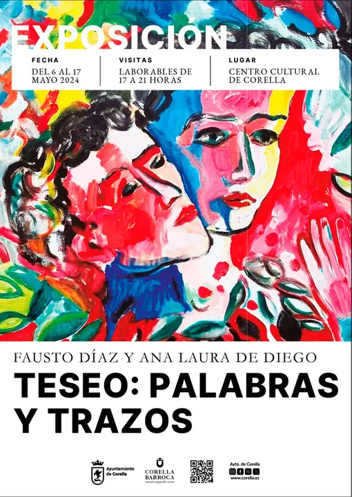 Exposici&oacute;n en Corella &lsquo;Teseo Palabras y trazos&rsquo; de Fausto D&iacute;az y Ana Laura de Diego
