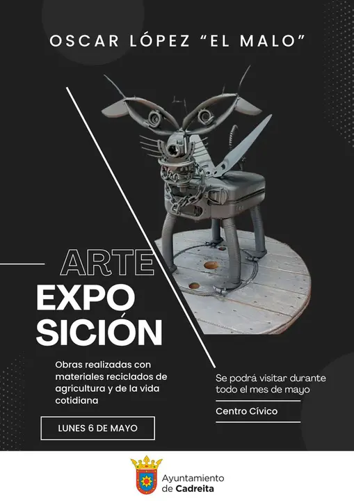 Exposici&oacute;n en Cadreita de &Oacute;scar L&oacute;pez &lsquo;El malo&rsquo;