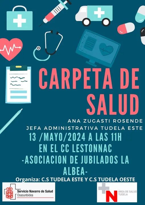 Charla en Tudela sobre la Carpeta de Salud