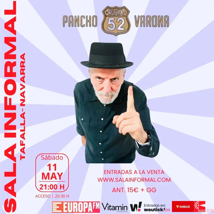 Concierto en Tafalla de Pancho Varona