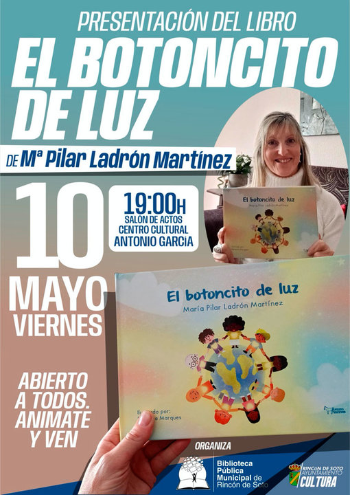 Presentación en Rincón de Soto del libro ‘El botoncito de luz’ de M.ª Pilar Ladrón Martínez