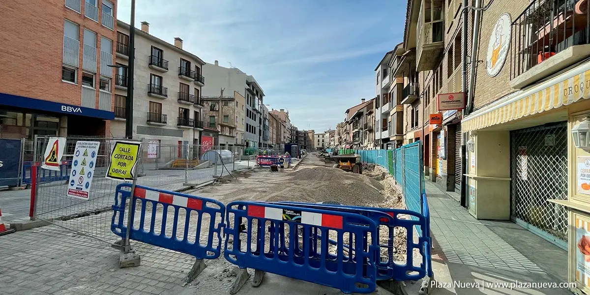Calle Muro en obras