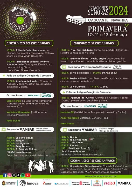 Estaciones Sonoras Primavera 2024 en Cascante