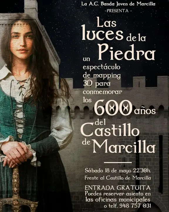 Concierto 600 aniversario del Castillo de Marcilla &lsquo;Las luces de la piedra&rsquo;