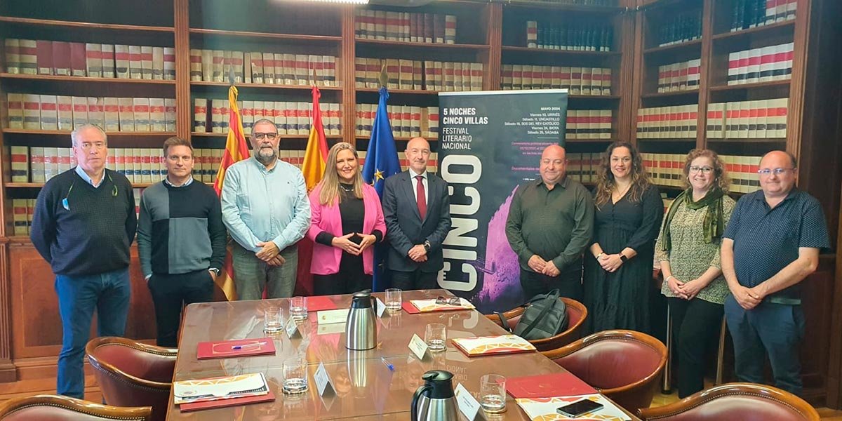 La programación y los finalistas del concurso de relatos, poesía y documentales de leyenda se presentaron el 2 de mayo en la Delegación del Gobierno de Aragón