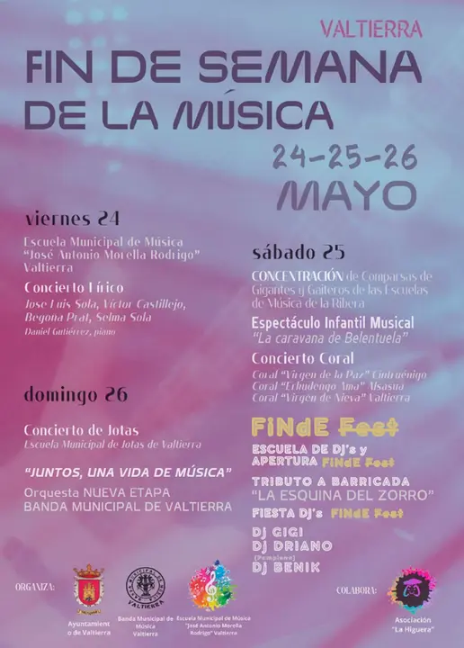 Fin de semana de la M&uacute;sica 2024 en Valtierra
