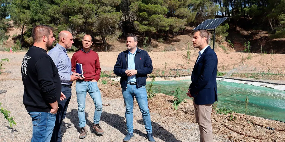 Se ha construido una fuente ornamental para la recogida de agua de lluvia como testimonio de la funci&oacute;n que tuvieron los antiguos dep&oacute;sitos