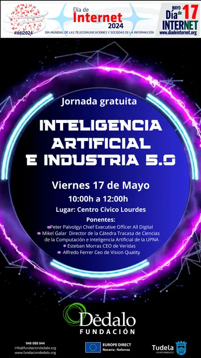 Jornada en Tudela &lsquo;Inteligencia Artificial e Industria 5.0&rsquo;