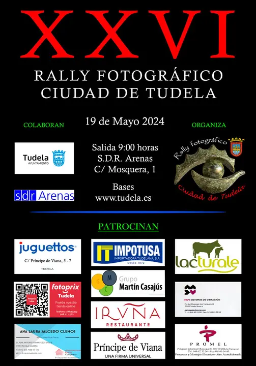 XXVI Rally fotogr&aacute;fico Ciudad de Tudela 2024 en Tudela