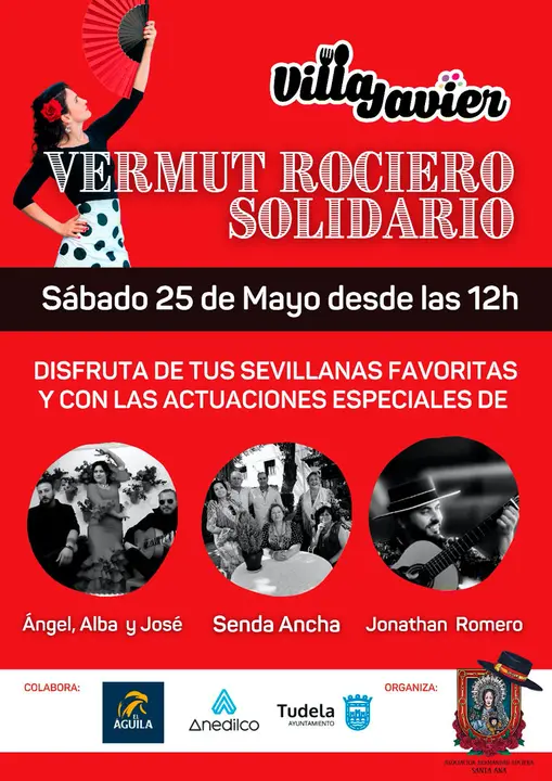 Vermut rociero solidario en Tudela