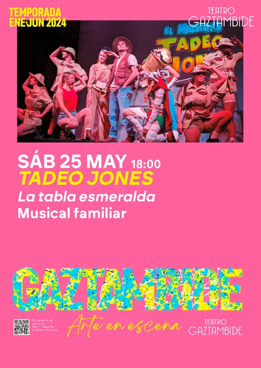 Musical familiar en Tudela &lsquo;Tadeo Jones La tabla esmeralda&rsquo;