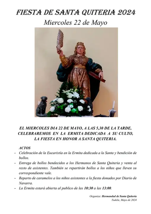 Fiesta de Santa Quiteria 2024 en Tudela