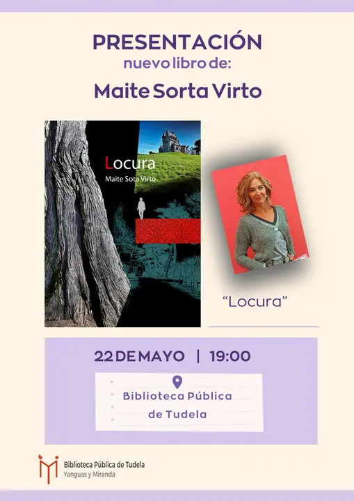 Presentaci&oacute;n en Tudela del libro &lsquo;Locura&rsquo; de Maite Sorta Virto