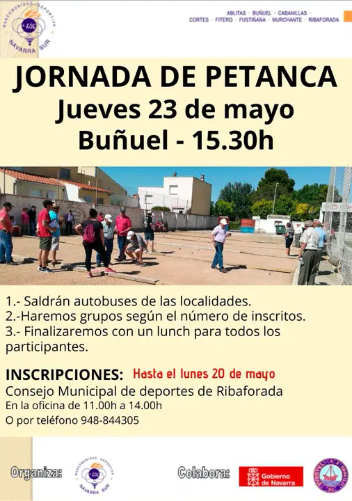 Torneo en Bu&ntilde;uel de petanca