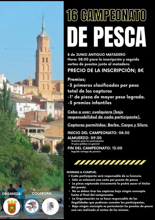 XVI Campeonato de pesca 2024 en Funes