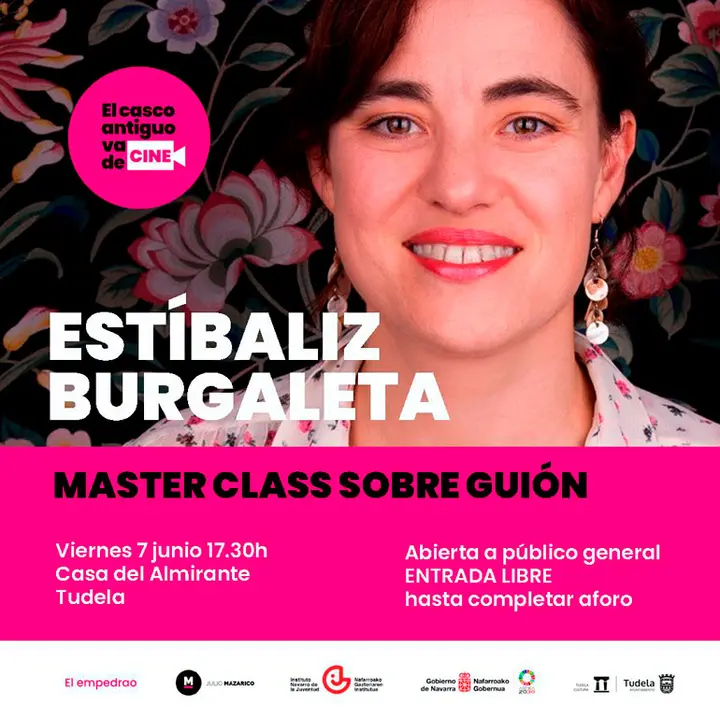 Master class en Tudela del taller de cine &lsquo;El casco antiguo va de cine&rsquo;