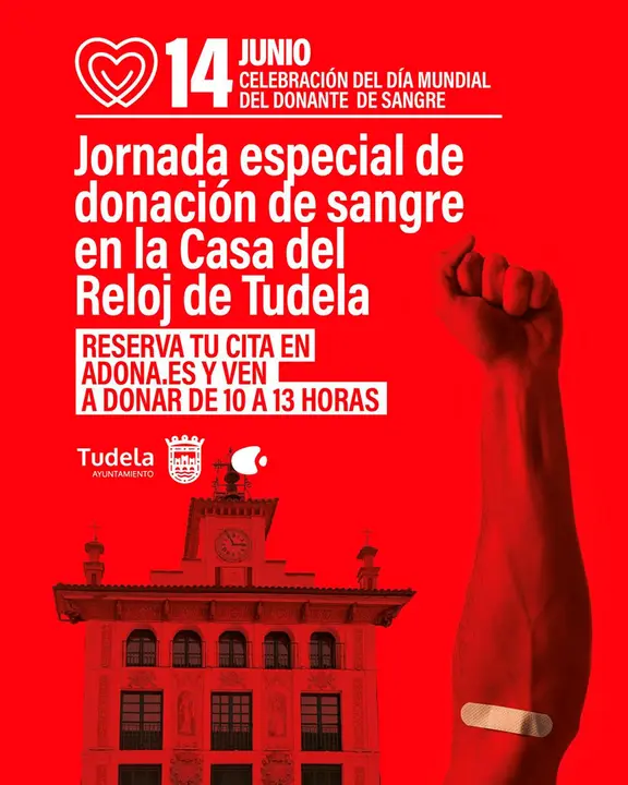 D&iacute;a Mundial del Donante de Sangre 2024 en Tudela