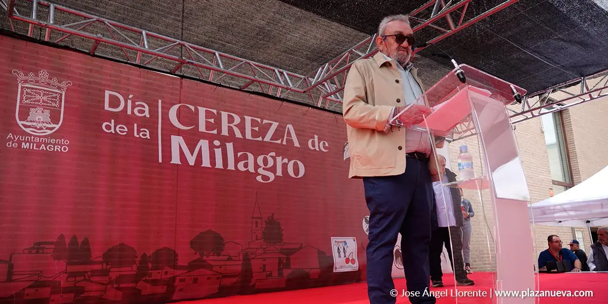 El pregonero del D&iacute;a de la Cereza, Jesus Mari Barrado