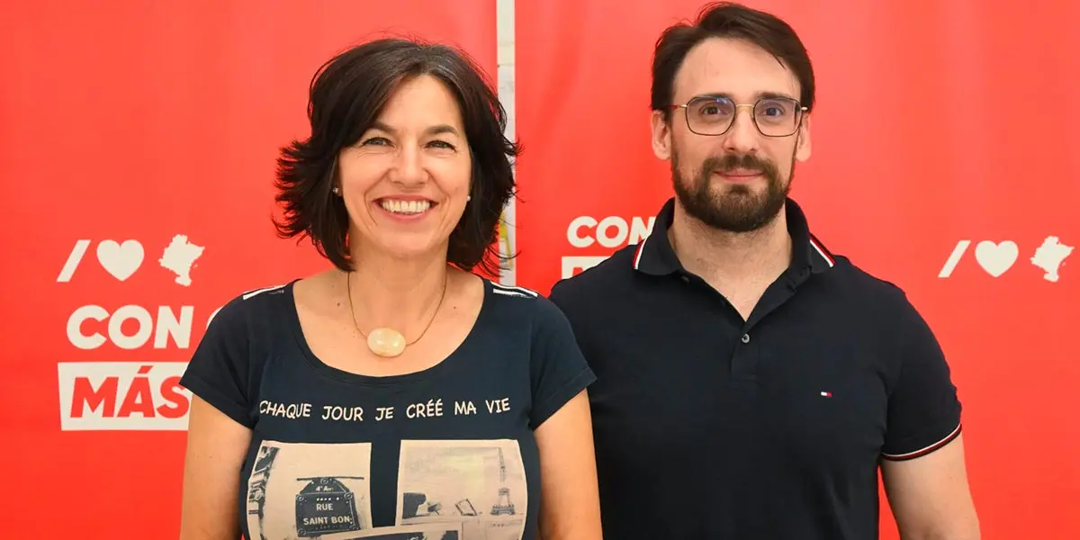 Los concejales del PSN Olga Chueca y Eduardo Vidondo
