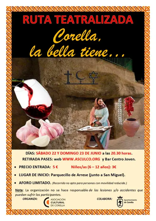 Ruta teatralizada en Corella &lsquo;Corella, la bella tiene&hellip;&rsquo;