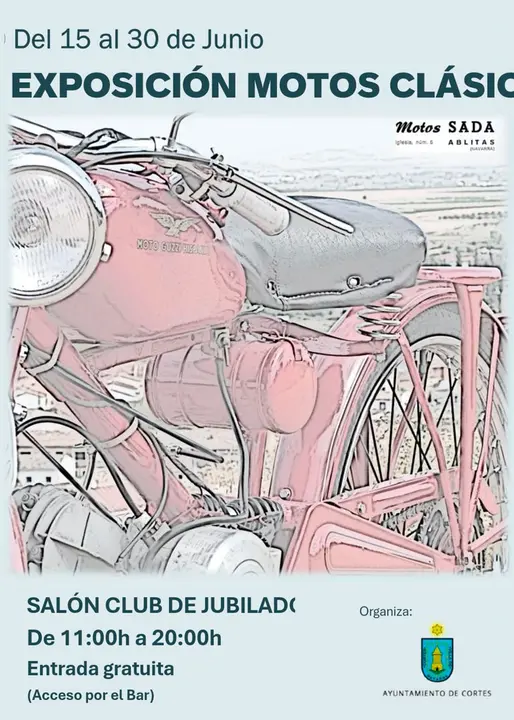 Exposici&oacute;n en Cortes de motos cl&aacute;sicas de Jes&uacute;s Sada