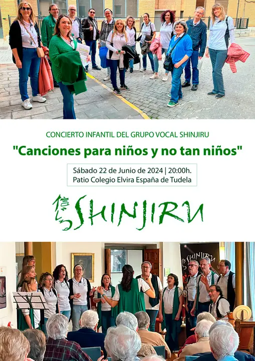 Concierto en Tudela &lsquo;Canciones para ni&ntilde;os y no tan ni&ntilde;os&rsquo; del grupo vocal Shinjiru