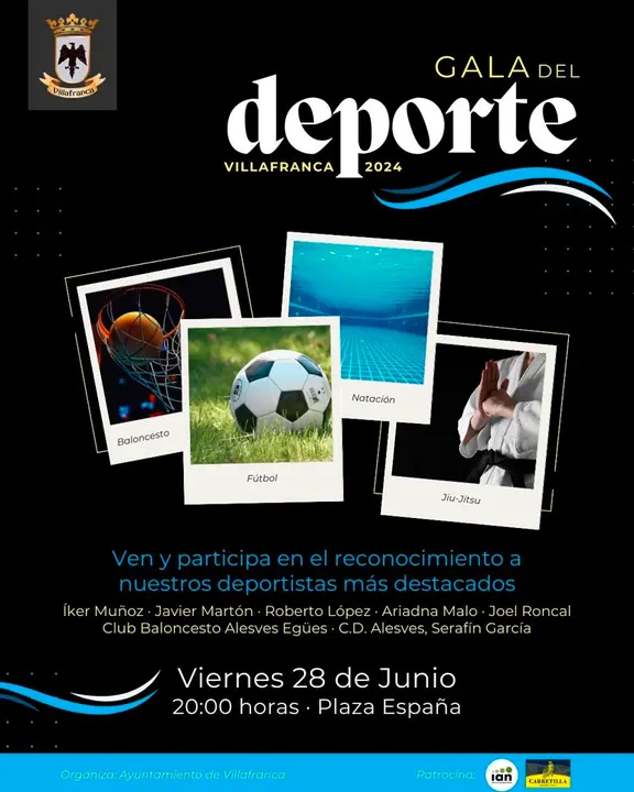 Gala del Deporte 2024 en Villafranca