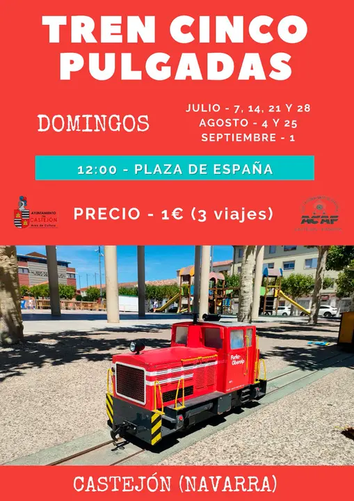 Tren Cinco Pulgadas 2024 en Castej&oacute;n