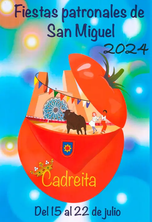 Programa de las Fiestas patronales en honor de San Miguel 2024 en Cadreita