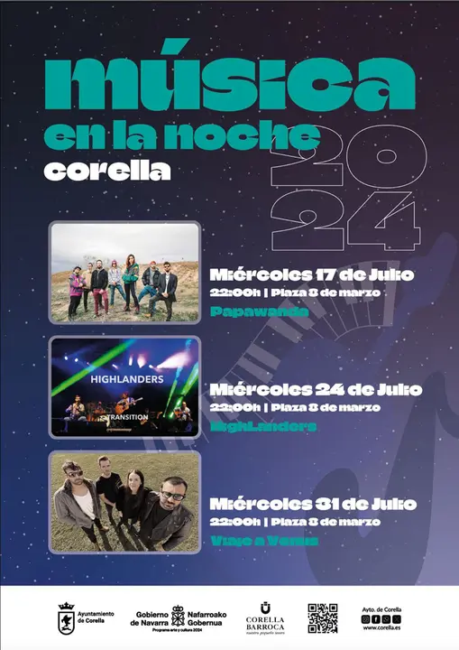 M&uacute;sica en la Noche 2024 en Corella