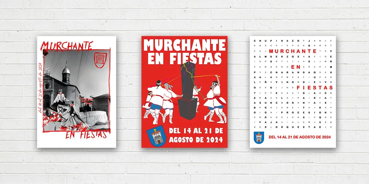 Carteles ganadores en Murchante