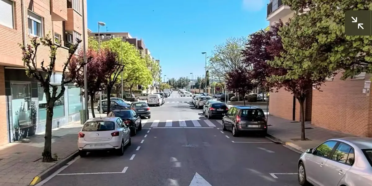Calle Blanca de Navarra en Tudela
