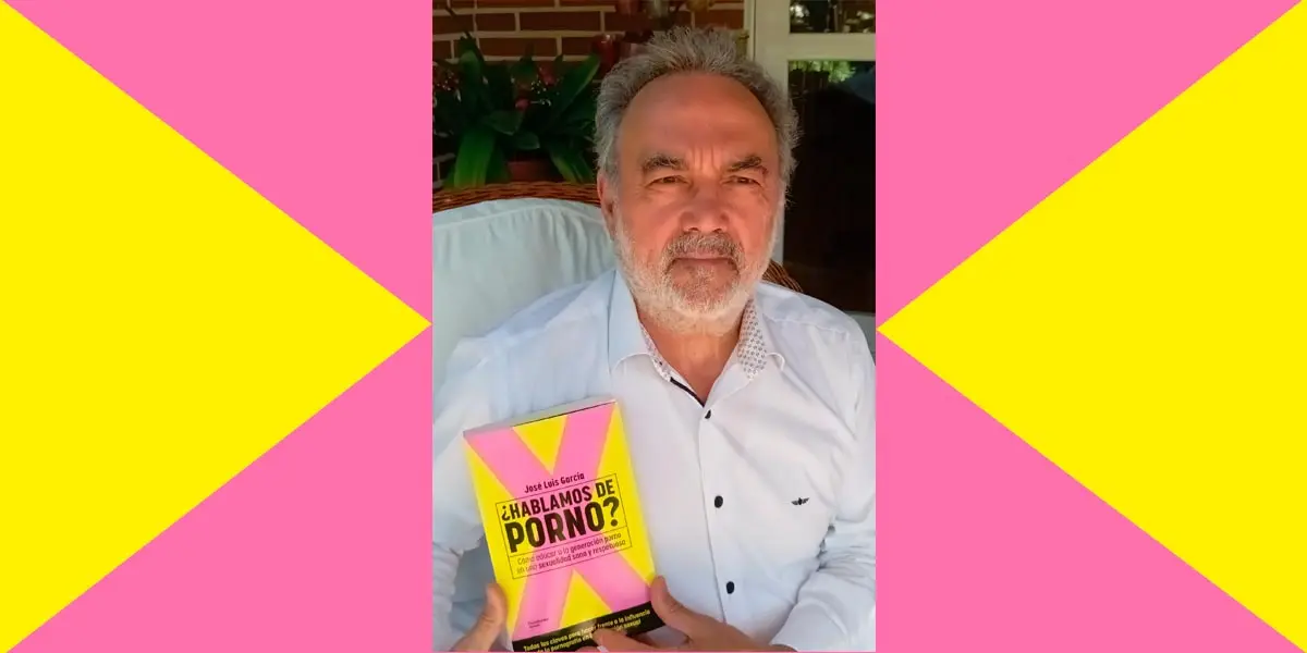 Jos&eacute; Luis Garc&iacute;a con su nuevo libro Hablamos de porno