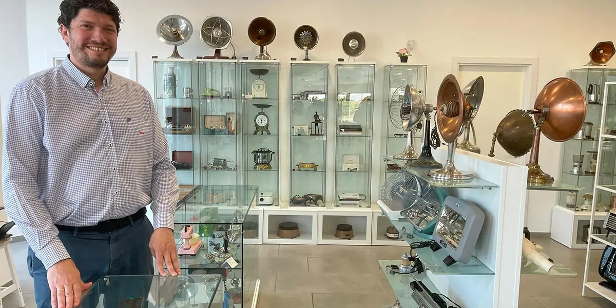 Guillermo Garc&iacute;a Mart&iacute;nez, CEO de Jata, en el museo Ren&eacute; Rovira