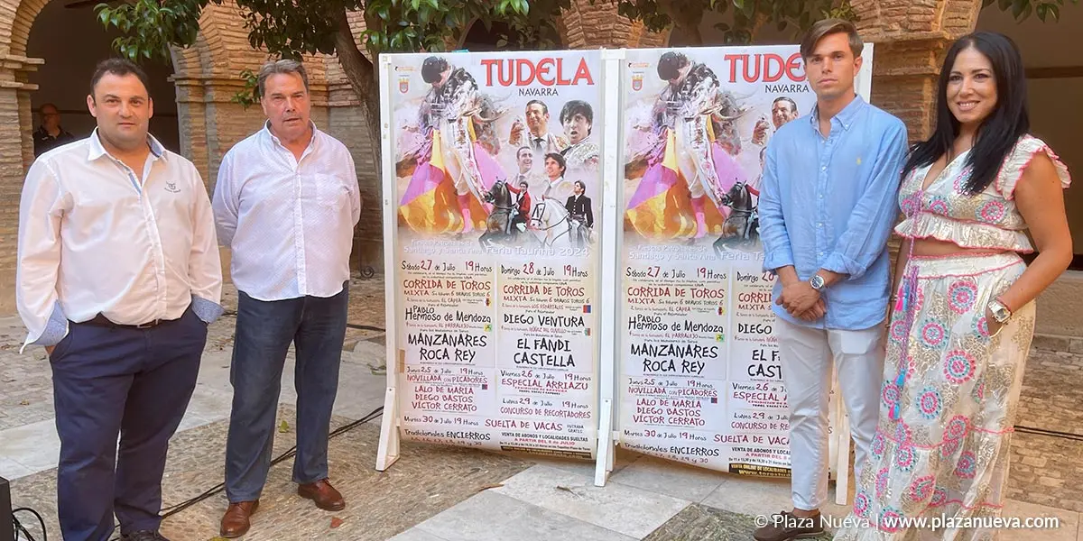 Antonio de Castro, Juan Luis Ruiz, David Bonilla Osta y Ver&oacute;nica Gormedino presentaron el cartel de la Feria Taurina