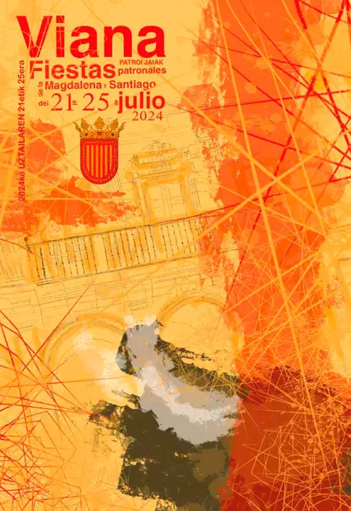 Programa de las Fiestas patronales en honor de la Magdalena y Santiago 2024 en Viana