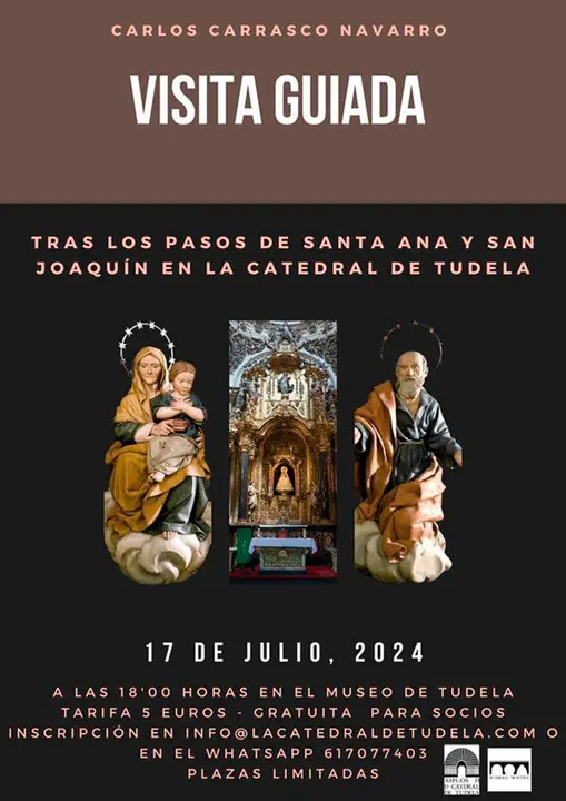 Visita en Tudela &lsquo;Tras los pasos de Santa Ana y San Joaqu&iacute;n en la Catedral de Tudela&rsquo;
