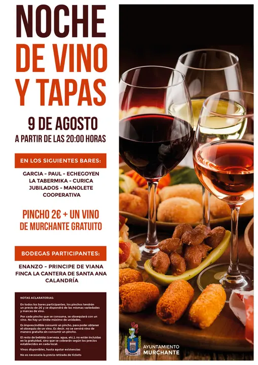 XI Noche de Vino y Tapas 2024 en Murchante