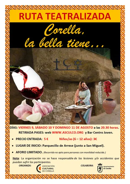 Ruta teatralizada en Corella &lsquo;Corella, la bella tiene&hellip;&rsquo;