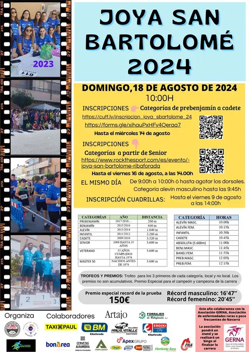 XXXV Joya San Bartolom&eacute; 2024 en Ribaforada