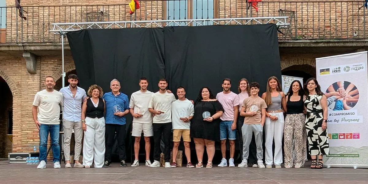 Gala homenajeados Gala del Deporte 2024 en Villafranca