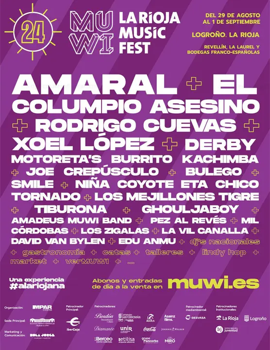 Festival MUWI La Rioja Fest 2024 en Logro&ntilde;o