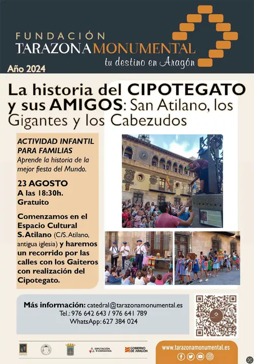 Taller en Tarazona &lsquo;El Cipotegato y sus amigos San Atilano, los Gigantes y los Cabezudos&rsquo;.jpg