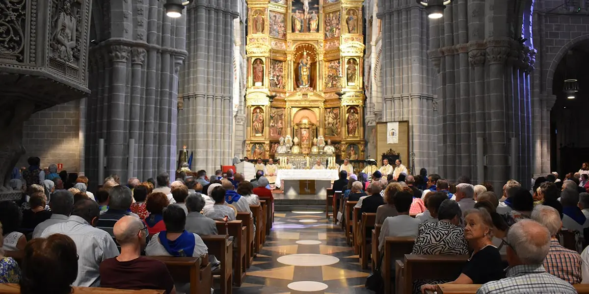 Dia de la Fiesta mayor en la Catedral de Tarazona