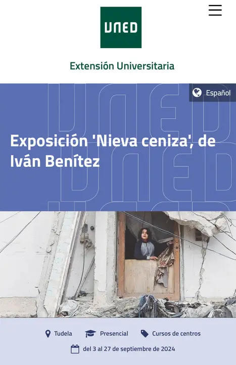 Exposici&oacute;n en Tudela &lsquo;Nieva ceniza&rsquo; de Iv&aacute;n Ben&iacute;tez