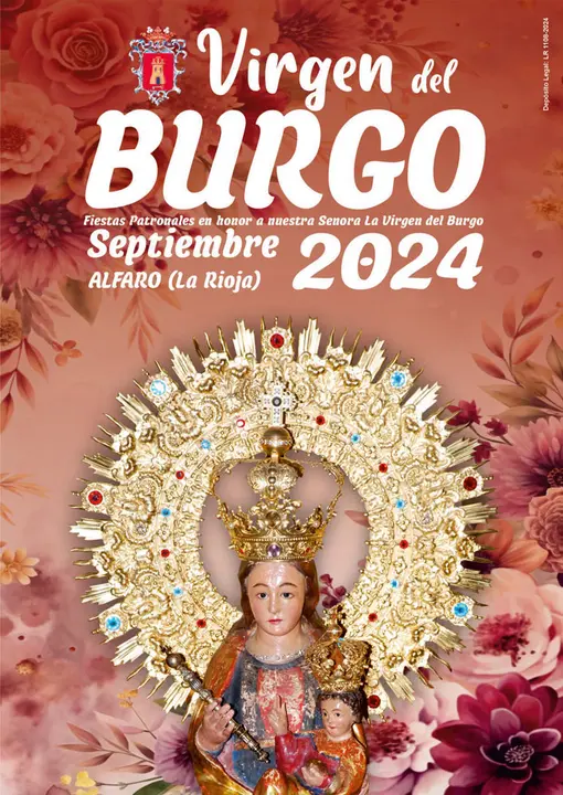 Programa de las Fiestas patronales de Nuestra Se&ntilde;ora del Burgo 2024 en Alfaro