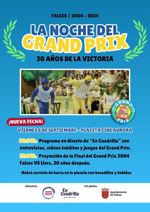 La Noche del Grand Prix 2004 2024 en Falces 20 a&ntilde;os de la victoria